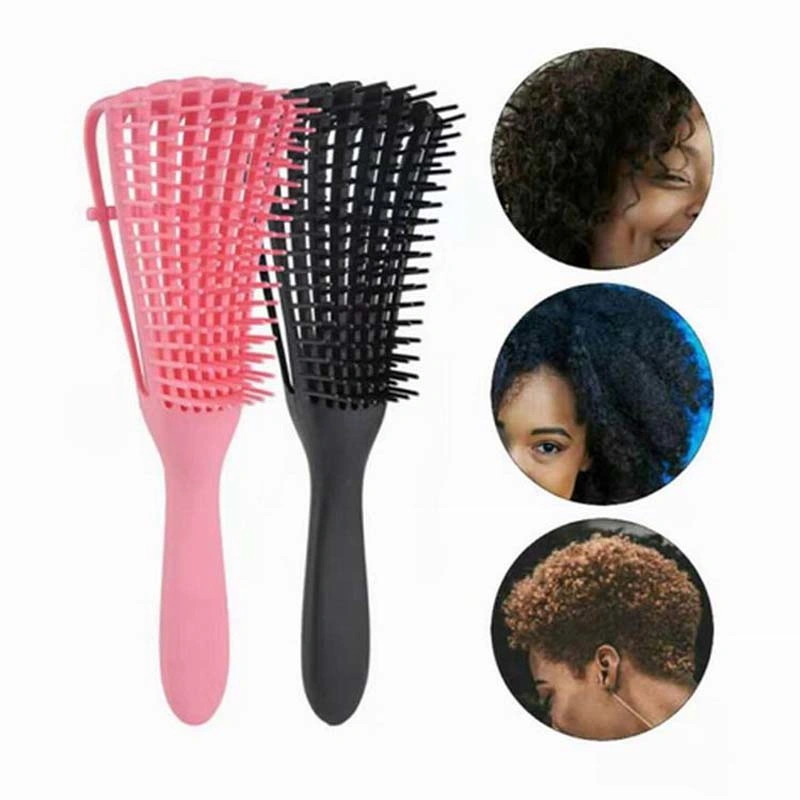 Hair Brush Packaging Vent Brush with Logo Custom Detangling Hair Brush Comb