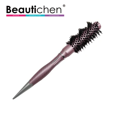 Beautichen Asciugacapelli professionale con manico rotondo grande oro rosa Setole in nylon professionali Spazzola per capelli arricciacapelli ionica rotonda all'ingrosso